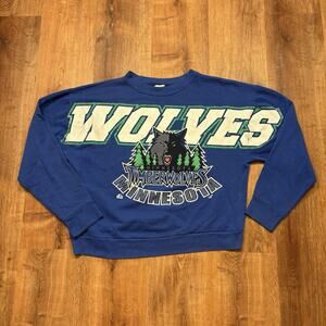 Vintage Minnesota Timberwolves Crewneck Sweatshirt 90s NBA Magic Johnson Mens L